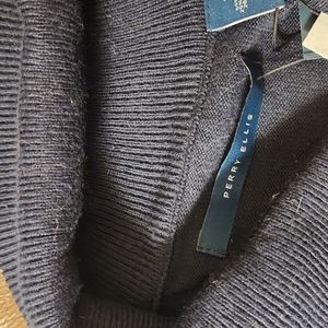 Mens perry ellis sweater shawl collar